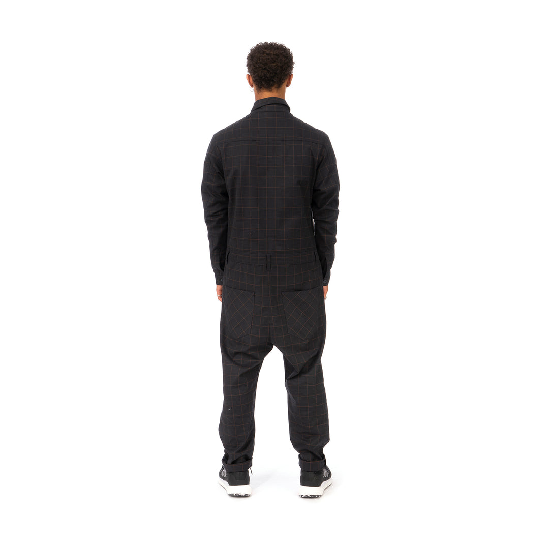 YOOST | Boiler Suit Grey Check - Concrete