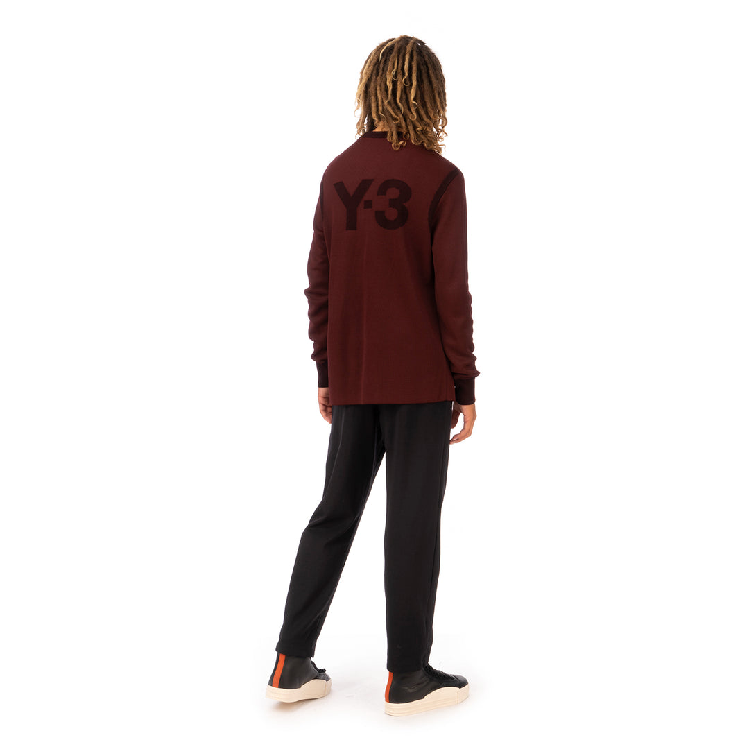 adidas Y-3 | M Classic Knitted Crew Sweater Night Red - GK4528 - Concrete