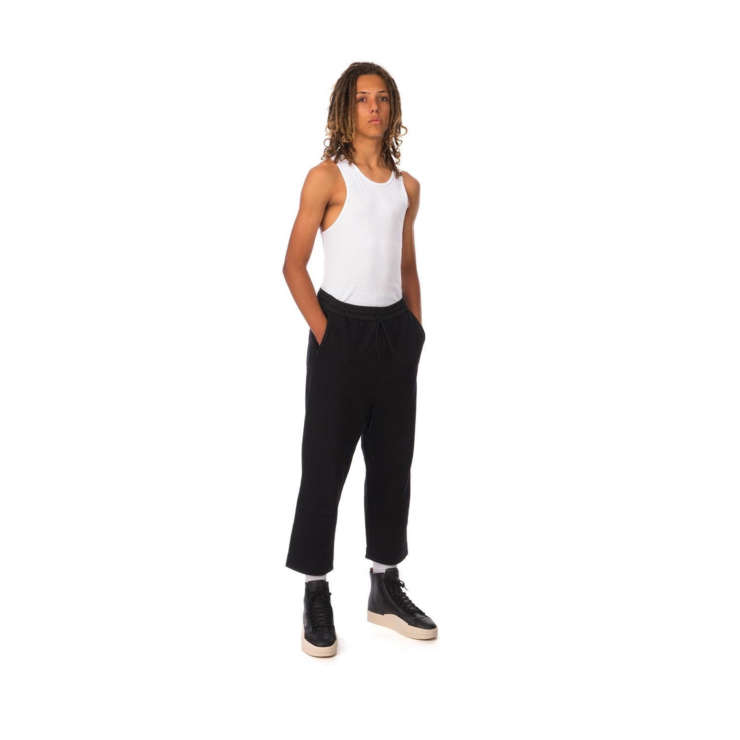 adidas Y-3 | M Classic Terry Cropped Pant Black - FN3392 | Concrete