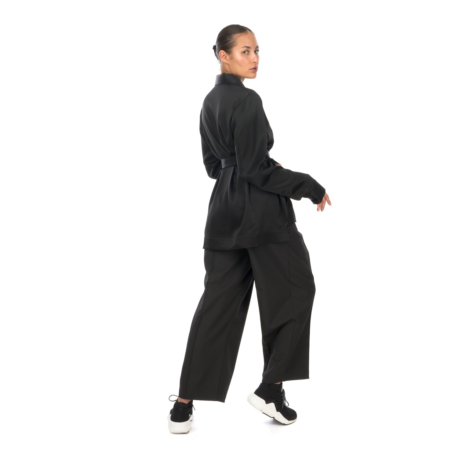 adidas Y-3 | W CH3 Tech Silk Shirt Black - GK4835 | Concrete