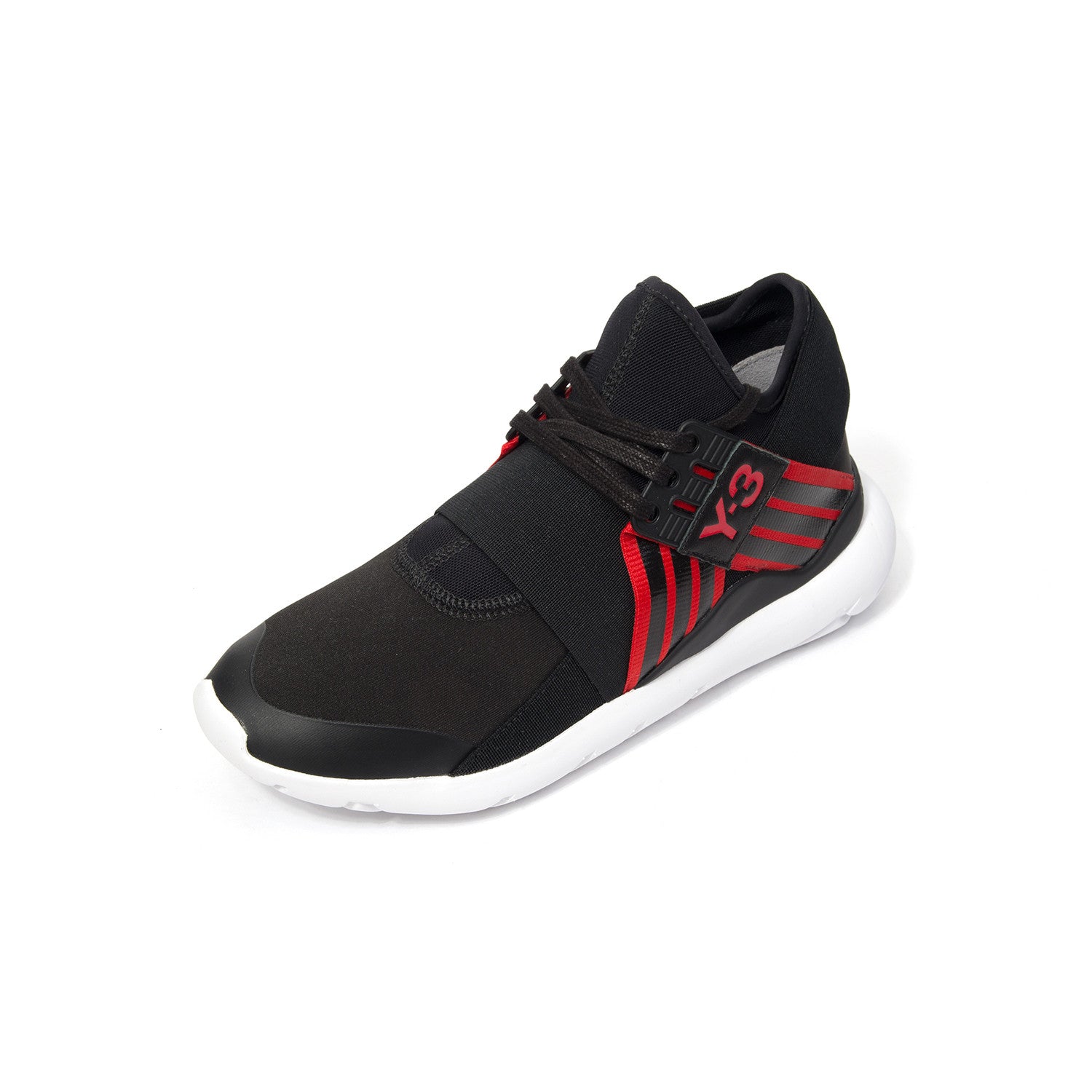 adidas Y 3 W Qasa Elle Lace Core Black Scarlet AQ5453