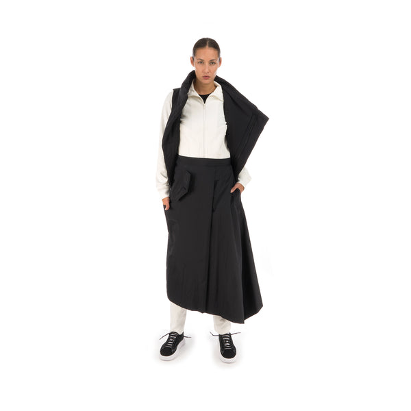 adidas Y-3 | W Asymetric Shell Track Skirt Black - FJ0286 - Concrete