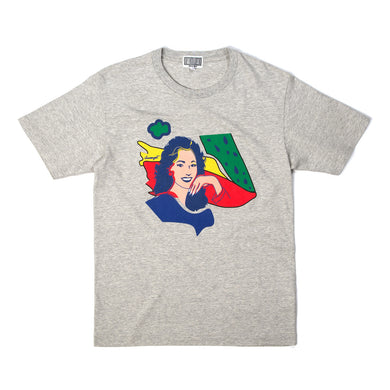 C.E. Cav Empt Logo Tee Grey Marle - Concrete