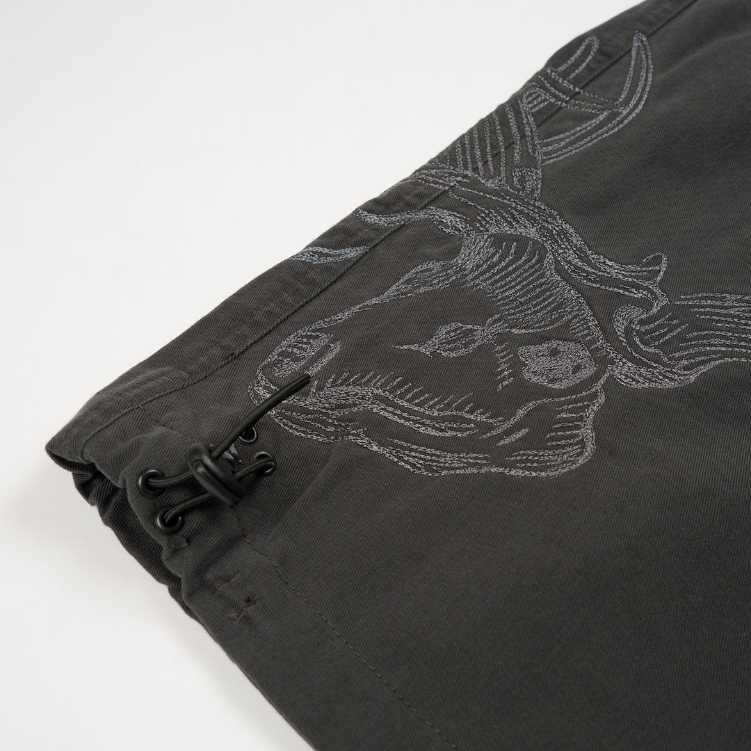 Maharishi Original Snopants Charcoal The Hunted Embroidery - Concrete