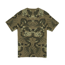 Load image into Gallery viewer, maharishi | Pixel Panther Slouch T-Shirt Maha Olive - Concrete