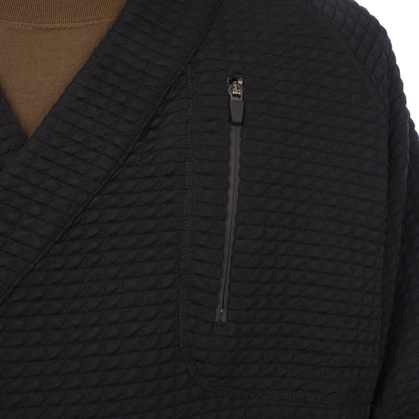 maharishi | Air Knit Polartec Reversible Kimono Black - Concrete