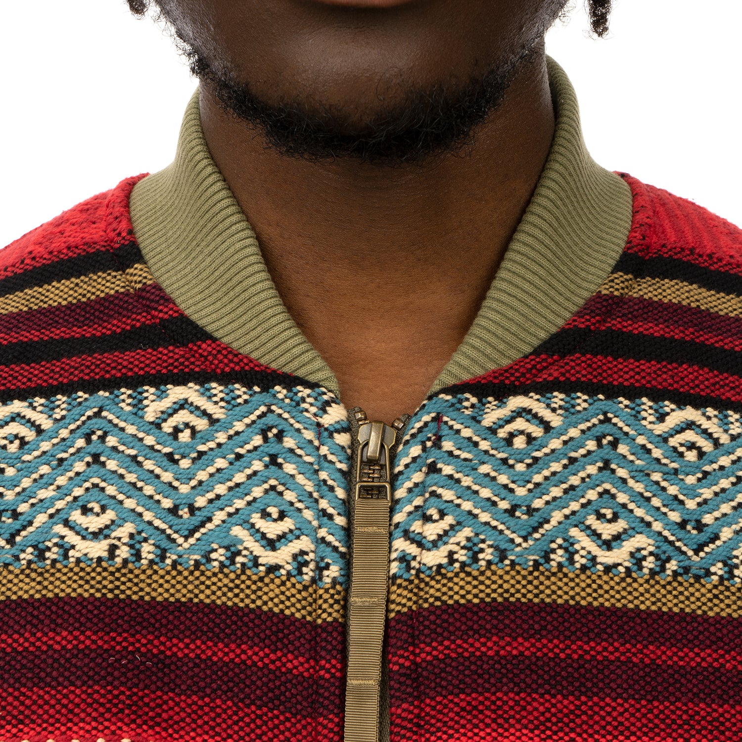 maharishi | Hill Tribe MA Jacket Lama Red / maha Olive