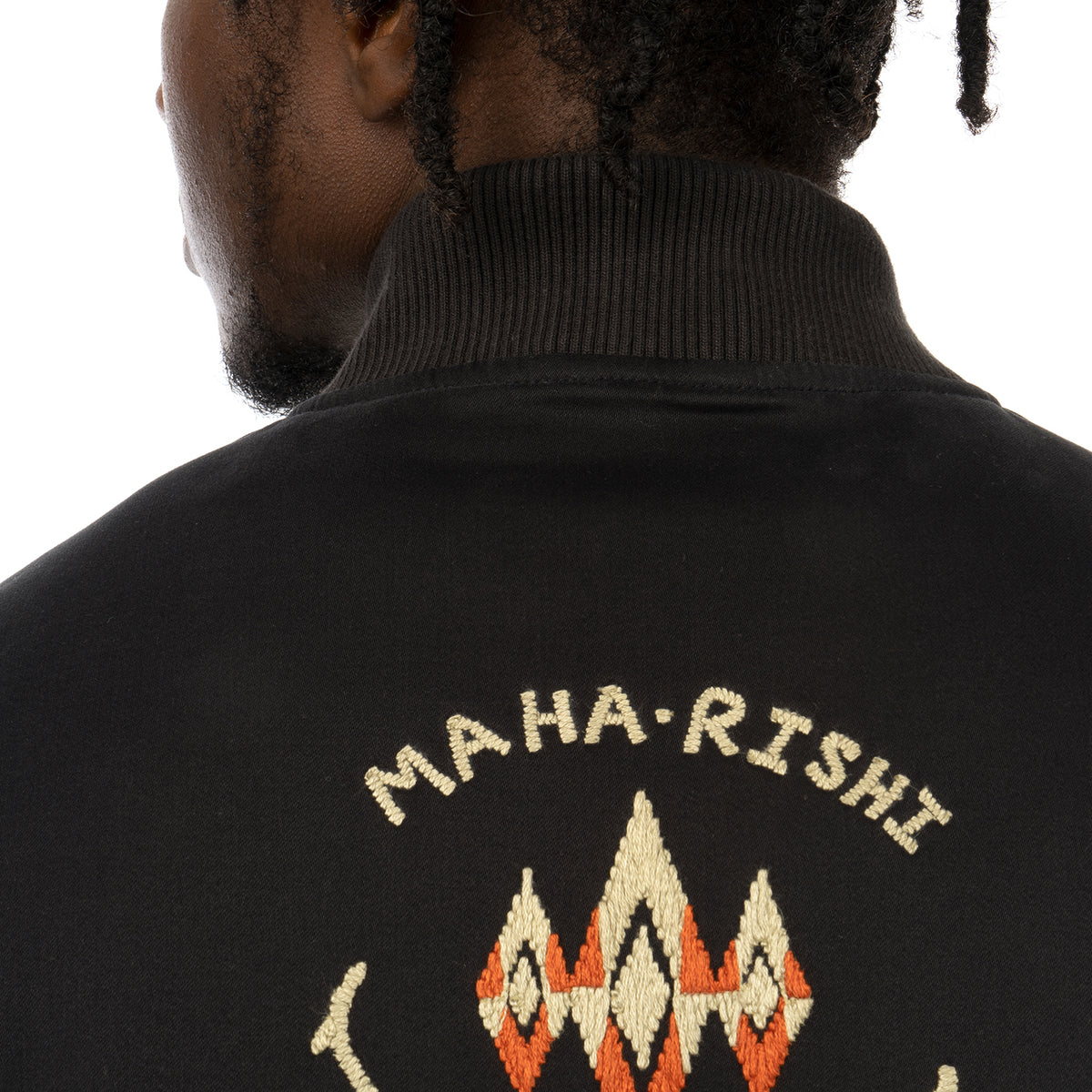 maharishi | Souvenir Jacket Black - Concrete