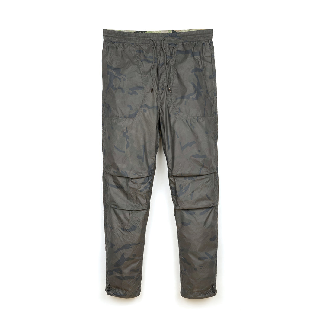 maharishi | Reversible Camo Tech Track Pants Charcoal Coated - Concrete