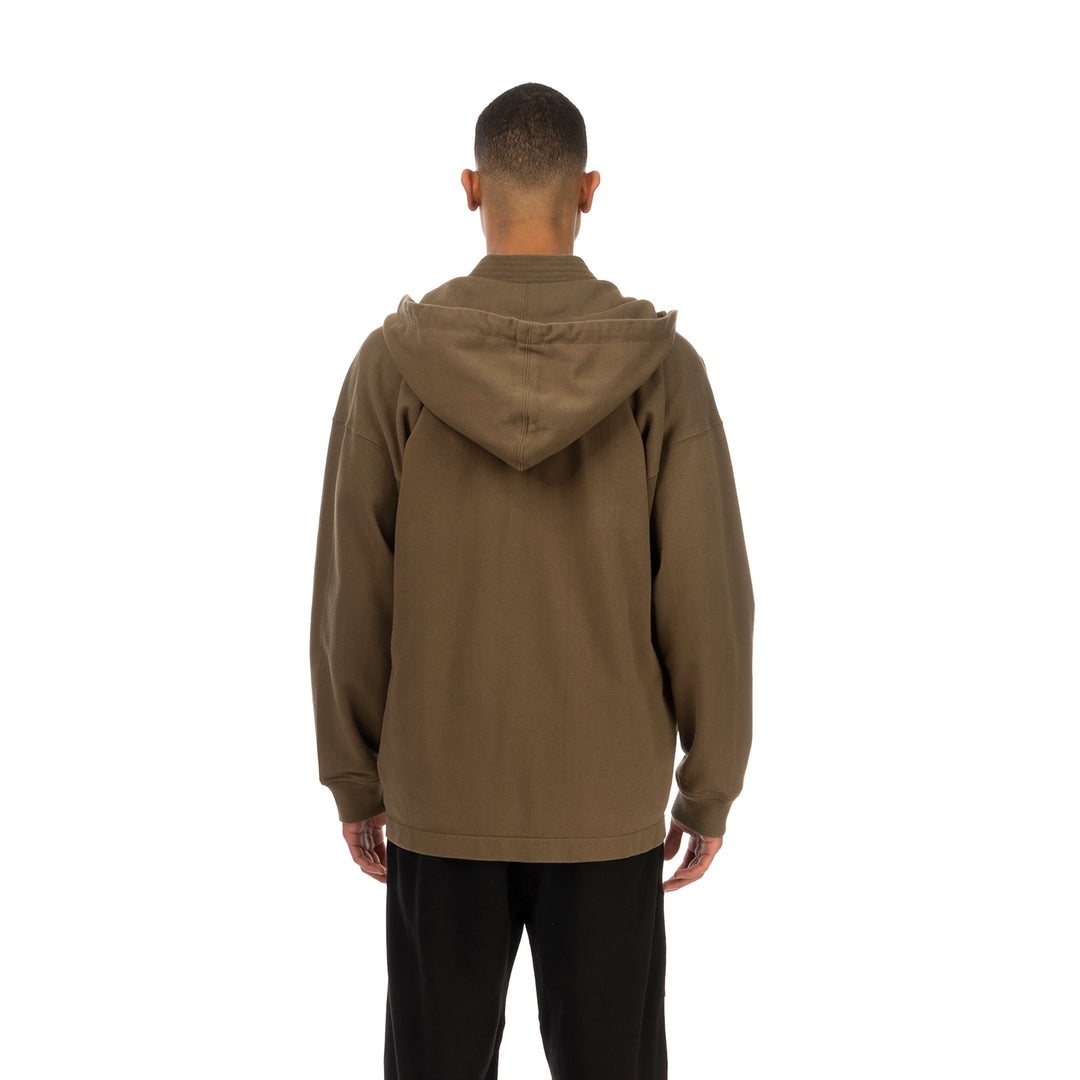 maharishi | Drone Eagle Hooded Sweat Kimono Maha Olive - Concrete
