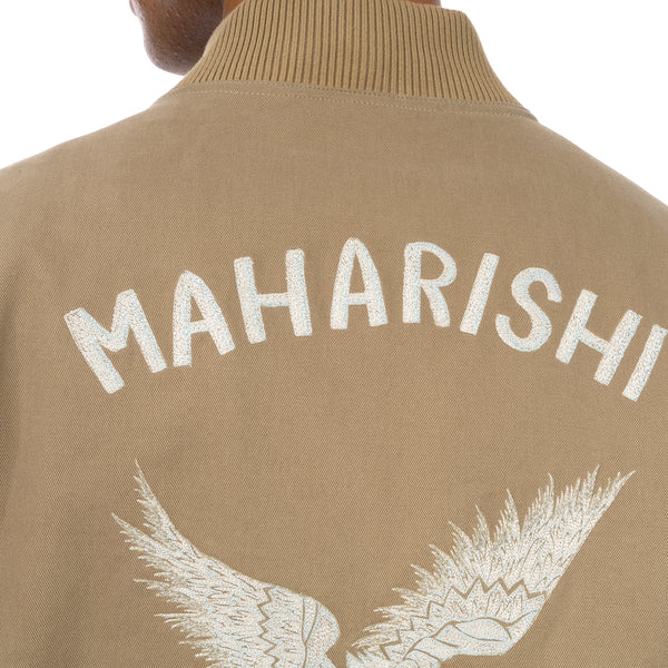 maharishi | Drone Eagle Organic Tour Jacket Sand - Concrete