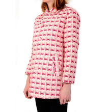 Load image into Gallery viewer, Peter Jensen | W &#39;Peter&#39; Coat Pink Bow - Concrete