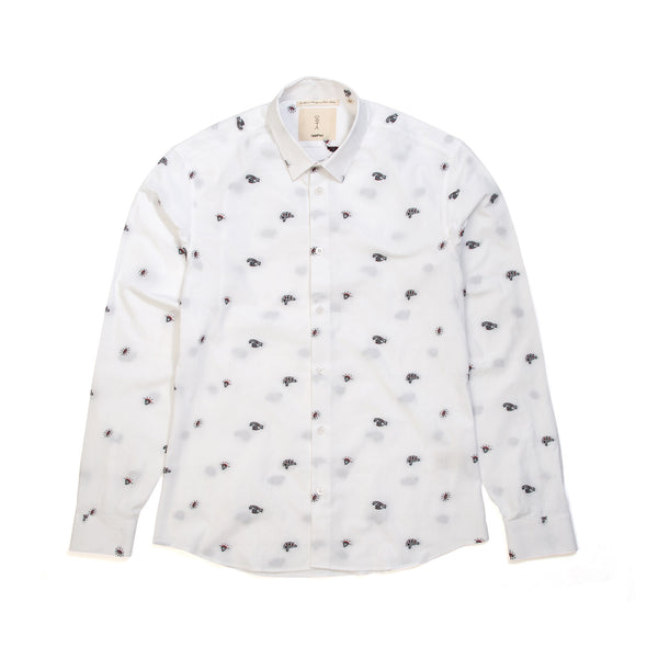 SaintPaul | Sailor L/S Shirt White - Concrete