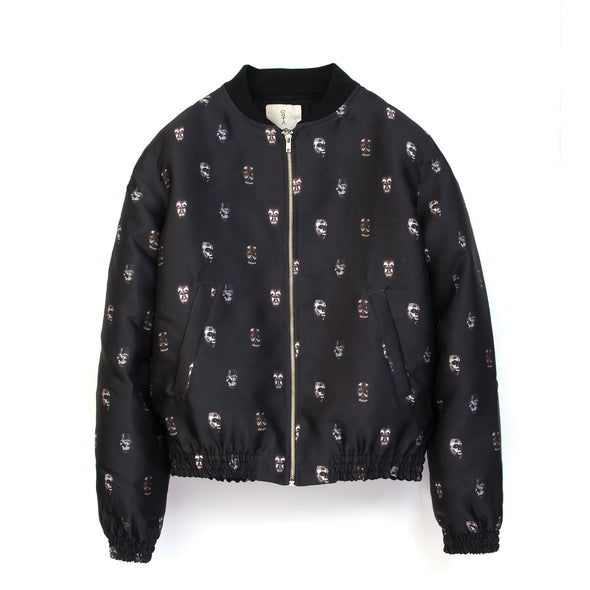 SaintPaul | Bombers Mask Jacket Black - Concrete