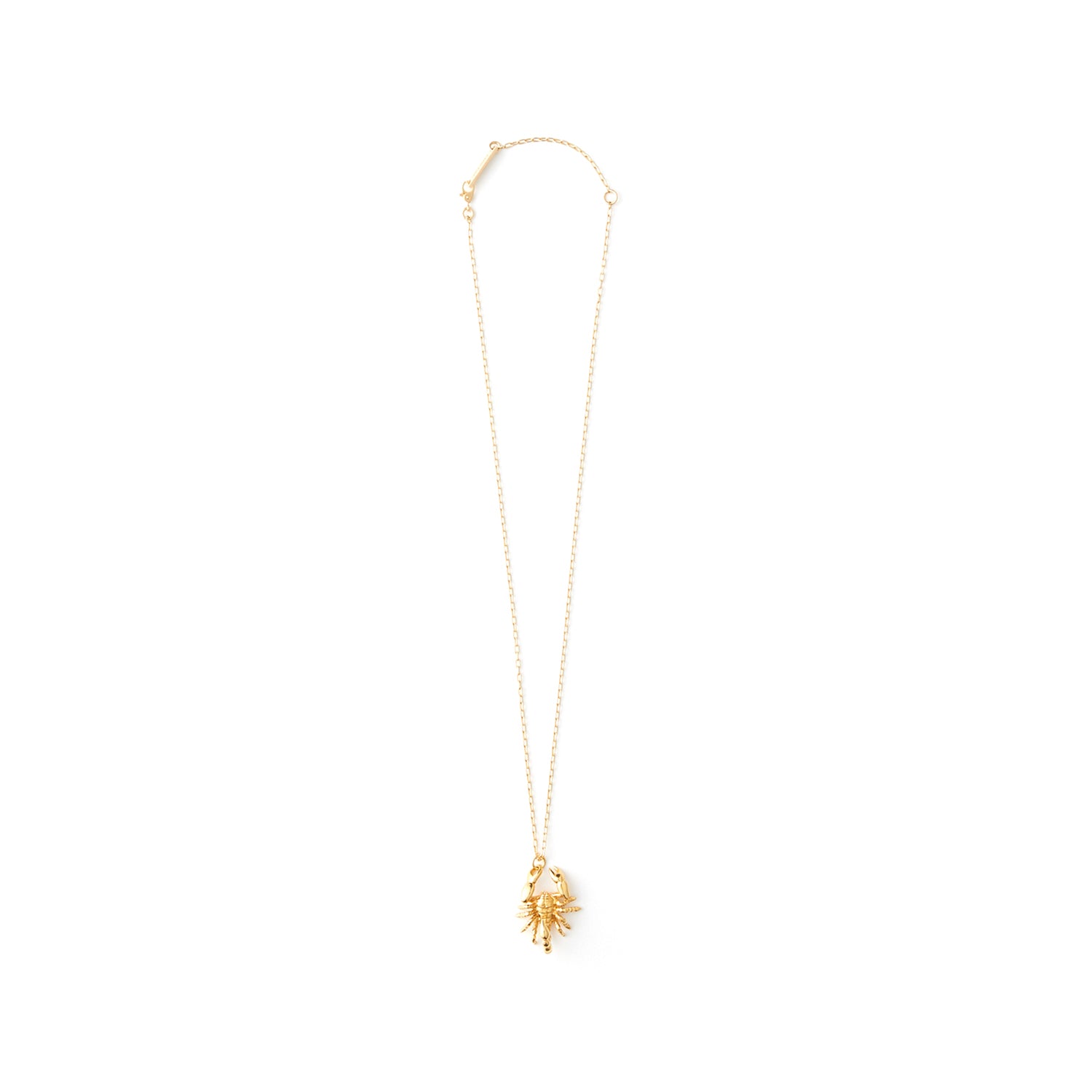 AMBUSH | Scorpion Charm Necklace Gold | Concrete